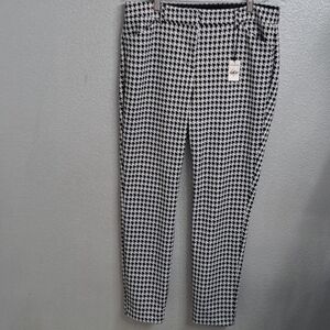 Express Mid Rise Skinny Houndstooth Size  12R